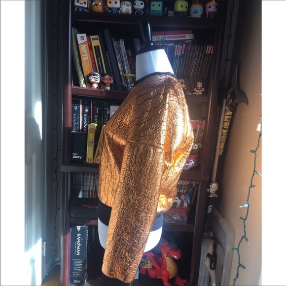 3.1 Phillip Lim Metallic Cropped Sweatshirt XS NWT - Picture 6 of 8